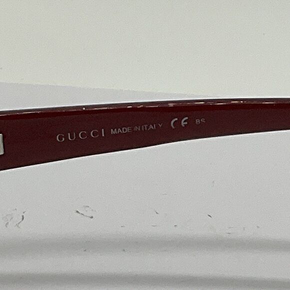 Gucci Square Optical Frames Eyeglasses Red Blue Women GG 3569 L53 135 Read - Picture 8 of 9